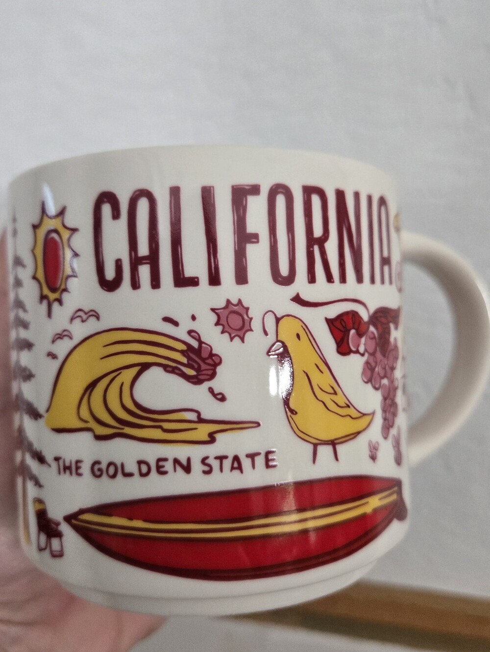 CALIFORNIA The Golden State Starbucks Been There Series Mug, 14 Ounce